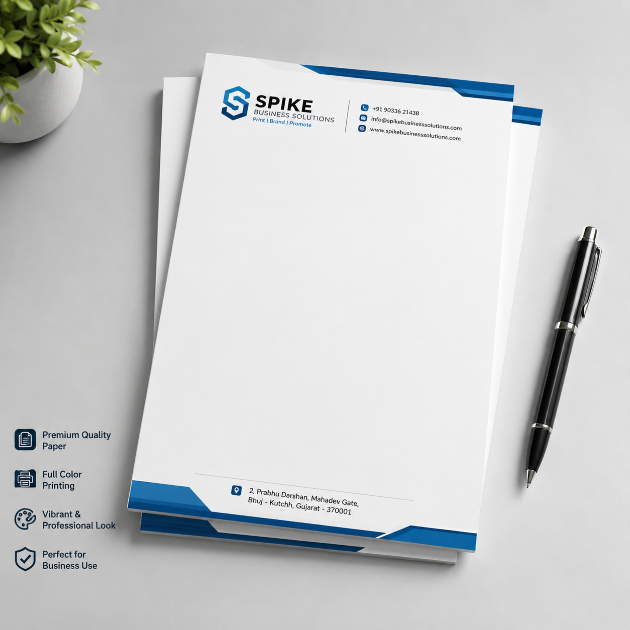 Premium Custom Letterheads